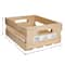 Good Wood by Leisure Arts&#xAE; 11.5&#x22; Wood Crate
